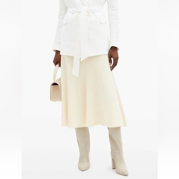 Paris Texas V cut croc embossed leather knee high boots - Picture 2 of 6